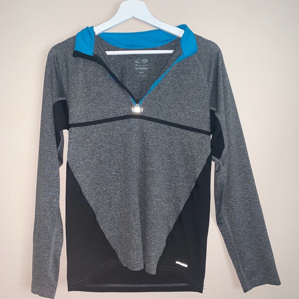 Champion Duo Dry+ grey workout long sleeve